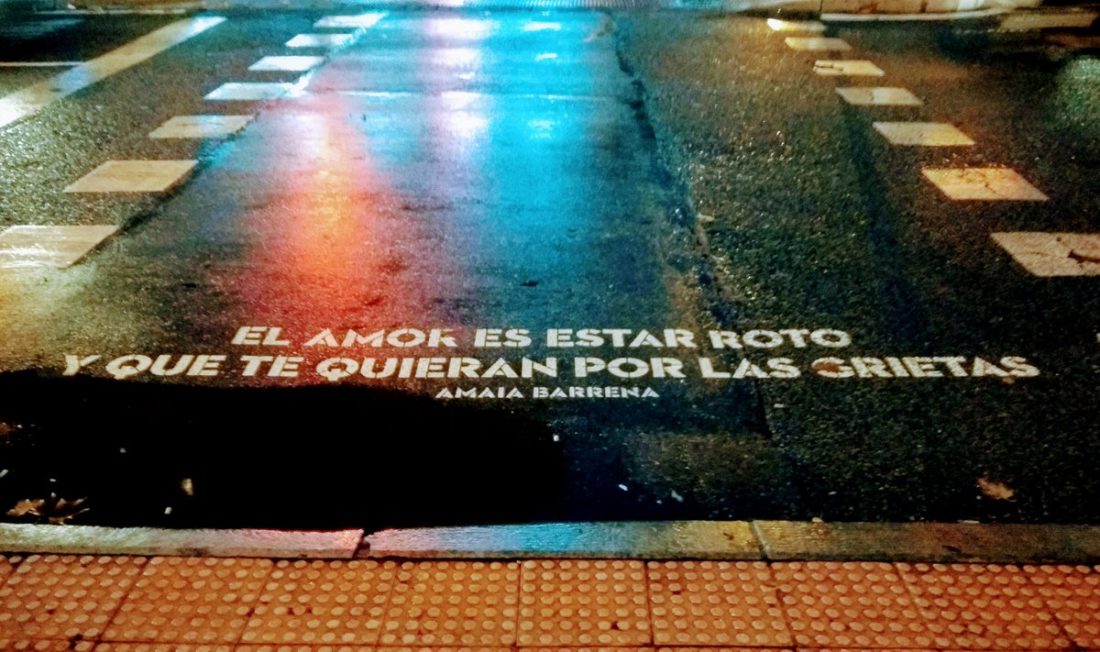  Amaia Barrena en una calle de Madrid